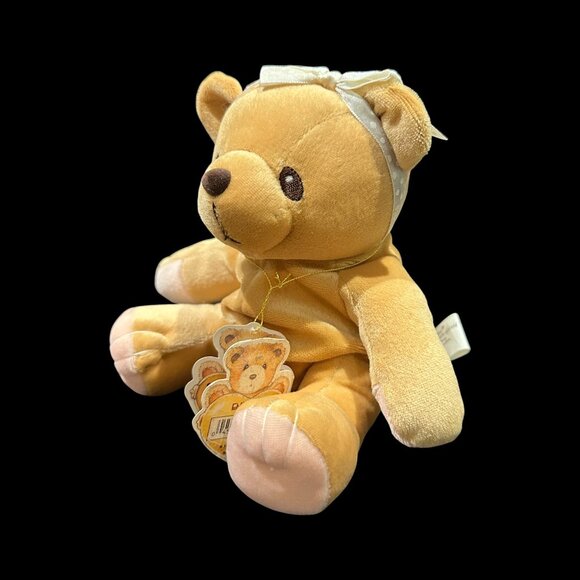 Vintage Cherished Teddies "Jacki" Plush Teddy Bear with Bow, Stuffed Animal - Picture 6 of 7